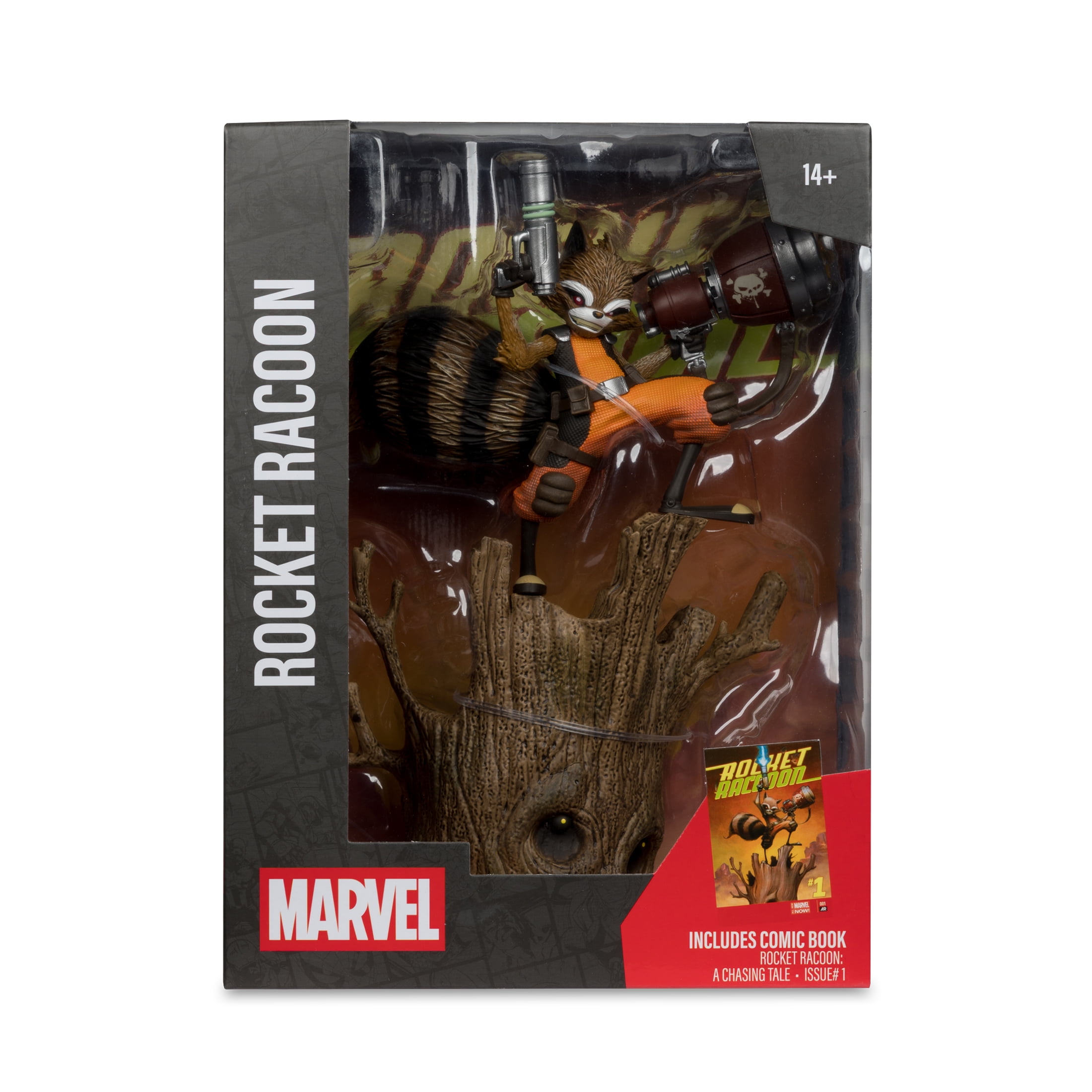 Rocket Racoon 1:6th Scale Collectible with Scene (Marvel: Rocket Racoon: A Chasing Tale #1) - McFarlane Toys