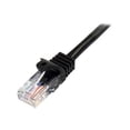 thumbnail image 5 of StarTech 3 ft Cat5e Black Snagless RJ45 UTP Cat 5e Patch Cable - 3ft Patch Cord - Category 5e - 3 ft - 1 x RJ-45 Male - 1 x RJ-45 Male - Black, 5 of 5