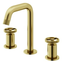VIGO Cass 8 in. Two Handle Three-Hole Widespread Bathroom Faucet in Brushed Nickel-VG01301MG