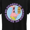 thumbnail image 3 of SpongeBob SquarePants - Patrick Snacks On Snacks - Women's Short Sleeve Graphic T-Shirt, 3 of 6