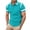 Mint Green, variant on Men's Polo Shirts Solid Color Casual Short Sleeve Breathable Button Slim Fit Sports Top with Collar Golf Mens Dress Shirts Black L