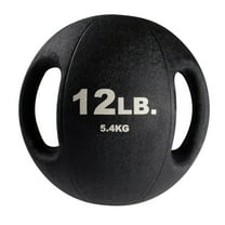 BSTDMB12 12lb BLack Dual Grip Medicine Ball