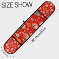 thumbnail image 3 of Yayeee Double Oven Mitt Kitchen Heat Resistant Baking 35" x7" Quilted Glove, Red Christmas Ornaments Pattern, 3 of 6