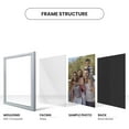 thumbnail image 3 of Craig Frames 23247018 Picture Frame, 8.5x11 inch, Brushed Silver, 3 of 6