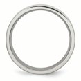thumbnail image 2 of Acier Inoxydable 6mm Bague Homme Mariage Classique Plat pour Papa Mens pour Lui, 2 of 9