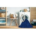 thumbnail image 2 of Ahgly Company Tapis Rond Lavable en Machine Intérieur Transitionnel Bleu Cobalt, 5 Pieds Rond, 2 of 7