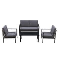 thumbnail image 1 of Patioflare Tylor Aluminum Conversation Set, 1 of 7