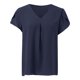 thumbnail image 5 of 2025 Top túnica de manga corta con cuello en V de gasa para mujer, ideal para leggings - Mezcla ligera de rayón, tallas S-XXL, 5 of 6