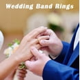 thumbnail image 3 of Gold Plated Band Rings for Women Non Tarnish, 14K Gold Plated Wedding Rings Set for Statement, Stackable Simple Thumb Pinky Bands Comfort Fit 3Pcs 2mm 4mm 6mm for Jewelry Gift Size 5-13, 3 of 6