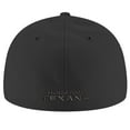 thumbnail image 4 of Men's-New Era  Black Houston Texans 59Fifty II Low Profile Fitted Hat, 4 of 5