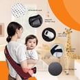 thumbnail image 4 of Portabebés COSDIG ajustable para recién nacidos hasta 27 kg, color negro, 4 of 7