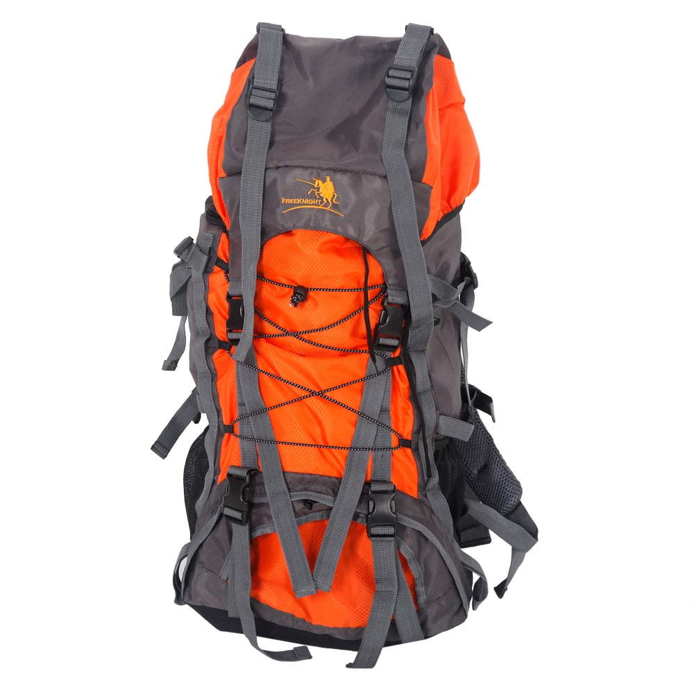 Lowestbest Lowestbest Outdoor Tactical Backpacks for Adults, Orange 60L Waterproof Hiking