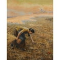 thumbnail image 3 of Arthur Foord Hughes 19x24 Black Modern Framed Museum Art Print Titled - Gleaning, 3 of 5