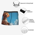 thumbnail image 3 of Kdxio Men's Boxer Briefs with Blue Sky Cloud Puppy Print - Comfortable and Breathable Underwear for Everyday Wear, 3 of 5