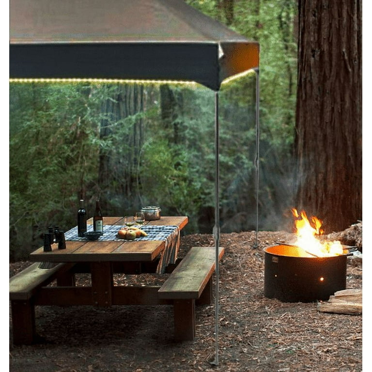 Meilo 16 FT LED Mini Rope Light Low Profile 1/4 diameter Yellow, Plug-in, Connectable, Mosquitoes Repellent for RV, Camping, Indoor/Outdoor Use, Waterproof, 360° Directional Shine, Christmas Meilo 16 FT LED Mini Rope Light Low Profile 1/4 diameter Yellow, Plug-in, Connectable, Mosquitoes Repellent for RV, Camping, Indoor/Outdoor Use, Waterproof, 360° Directional Shine, Christmas