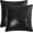 Black, variant on 18×18 Inch Sequin Throw Pillow Cover Decorative Accent Cushion for Sofa Bed Home Bar Airbnb Party Nightclub Decor