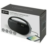 GPX R602B AM/FM Portable Clock Radio, Black