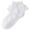 White, variant on fatyb Girls Ruffle Socks Cotton Cute Dance Socks with Lace Trim Thin Breathable Dress Socks for Kids