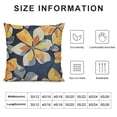 thumbnail image 5 of YINGXI Geometric Art Flower Print Decorative Pillowcases Abstract Floral Throw Cushion Case Decor for Sofa Bed 18x18in, 5 of 5