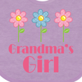 thumbnail image 4 of Inktastic Grandma's Girl Grandaughter Girls Baby Bib, 4 of 4