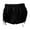 Black, variant on Prolriy Gym Shorts Women, High Waisted Loose and Casual Black Drawstring Sporty Shorts Summer Korean Style Wide Leg Pants Suitable for Wearing Outside Women's Shorts Black L