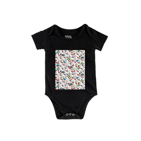 Hello Kitty Baby Boy Girl Romper Newborn Cute Onesie Clothes Black 3M/59