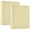 Broad Pale Yellow, variant on D-shaped Binder with 3 Ring - PVC Waterproof 1.5 in Binder with Clear Pocket, Green Without Any Text ，1 pack