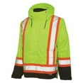 thumbnail image 4 of Hi-Vis Parka,5-in-1,Fluorescent Grn,S S42611, 4 of 11