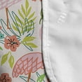 thumbnail image 4 of Flamingo Microwave Oven Cover, Tropical Birds Exotic Hibiscus Blooms and Monstera Leaves Tropical Hand Drawn, Water Resistant Organizer with Pockets for Kitchen, 36" x 12", Multicolor, by Ambesonne, 4 of 4