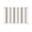 Brown, variant on Grey Striped Sun Shade Sail 6.5'x10' Rectangle Outdoor Shade Canopy, Minimalist Farmhouse Stripe Porch Shades Outdoor Sun Blocking Screen, Sunshade Cloth Covers for Patio/Deck/Garden