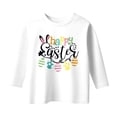 thumbnail image 3 of WOYY Easter T-Shirt for Girls Graphic Tee 3/4 Sleeve Round Neck T Shirt Top, Sizes 3-14, 3 of 3