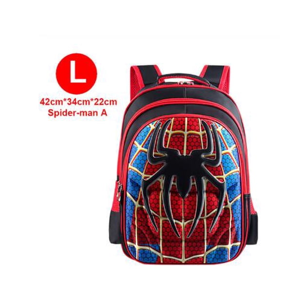 Hot Capitán América Niños Niñas Niños Kindergarten Mochilas escolares Adolescente Niños Spiderman Mochilas escolares Mochila para estudiantes Gao Jinjia LED