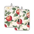 thumbnail image 7 of Yayeee Pot Holders Kitchen Heat Resistant with Pocket 7"x9.8" Cotton Oven Cooking Hot Pads, Apples Flower Pattern, 7 of 7