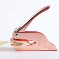 thumbnail image 5 of Tamponneur à Main Rose Doré, Tamponneuse de Bureau Portable à Main, Tamponneur à Motif Embossé, Tamponneur, 5 of 5