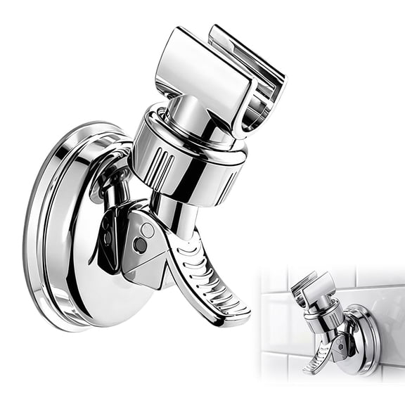 Adjustable Shower Head Holder, No Drill Bathroom Handheld Shower Head Bracket