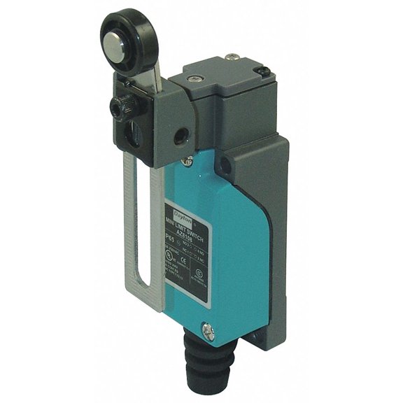 Rotary, Roller Lever General Purpose Limit Switch; Location: Side, Contact Form: SPDT, Vertical Move