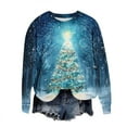 thumbnail image 5 of Fall Saving Talove Long Sleeve Shirts for Women Graphic Printed Sweatshirt Women Fall Clothes Tunic Tops To Wear with Leggings Womens Tops Long Sleeve Tunic Christmas Shirts, 5 of 6