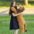 thumbnail image 3 of MorisMos 43'' Giant Lion Stuffed Animal Realistic Large Lion Plush Toy, 3 of 8