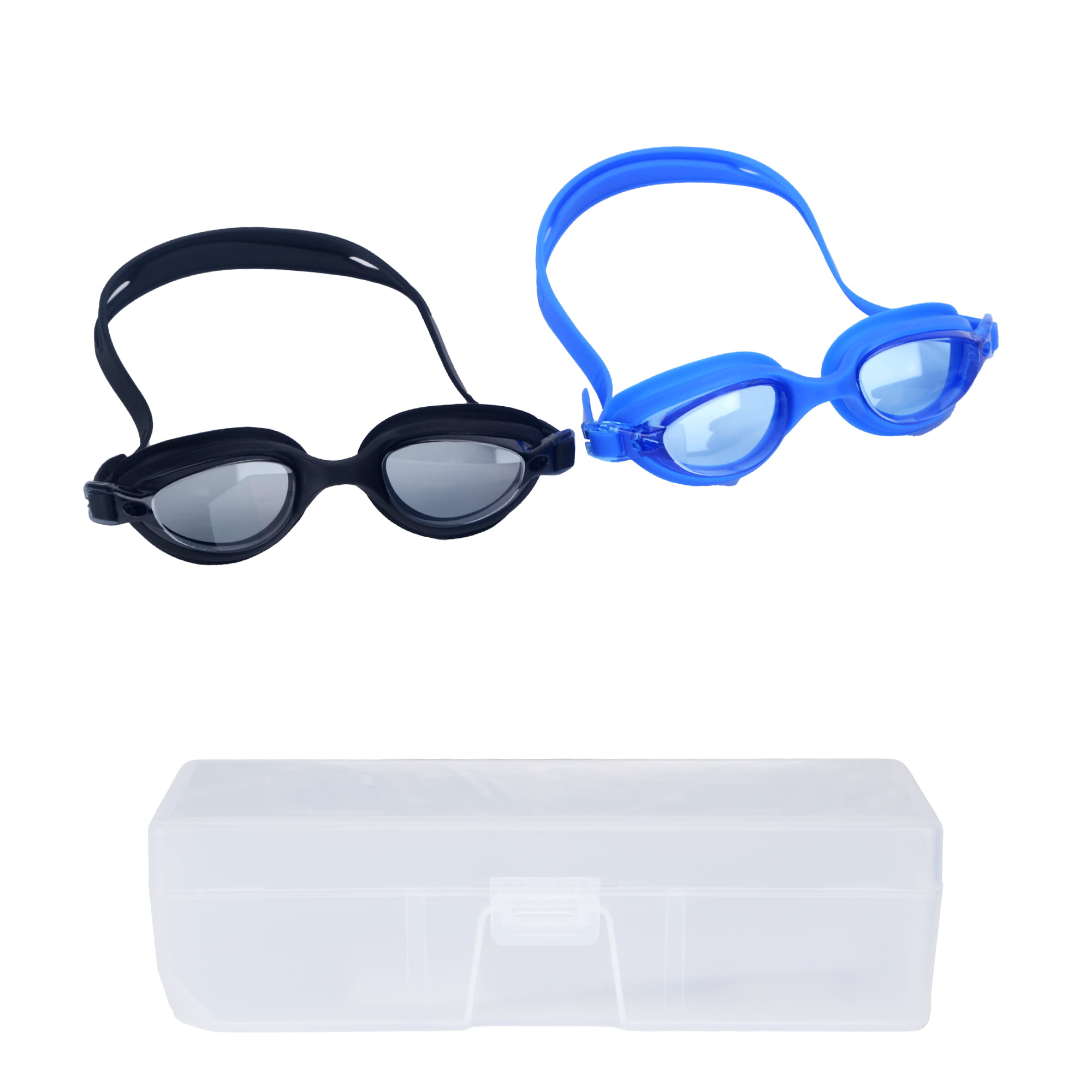 Swim Goggles• 2-Packs•Youth 8+•Both Aqua Color• UVProtection Polycarbonate Lens 
