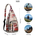 thumbnail image 3 of Travel Style Waterproof Sling Bag - Anti-Theft Scratch Resistant Crossbody Backpack for Students & Trendy Travelers, 3 of 4