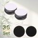 thumbnail image 3 of Uxcell 36 juegos de tiras de gancho y bucle con adhesivo de 2.4" redondas, cinta de gancho y bucle de doble cara, sujetador autoadhesivo de nylon, negro, 3 of 6