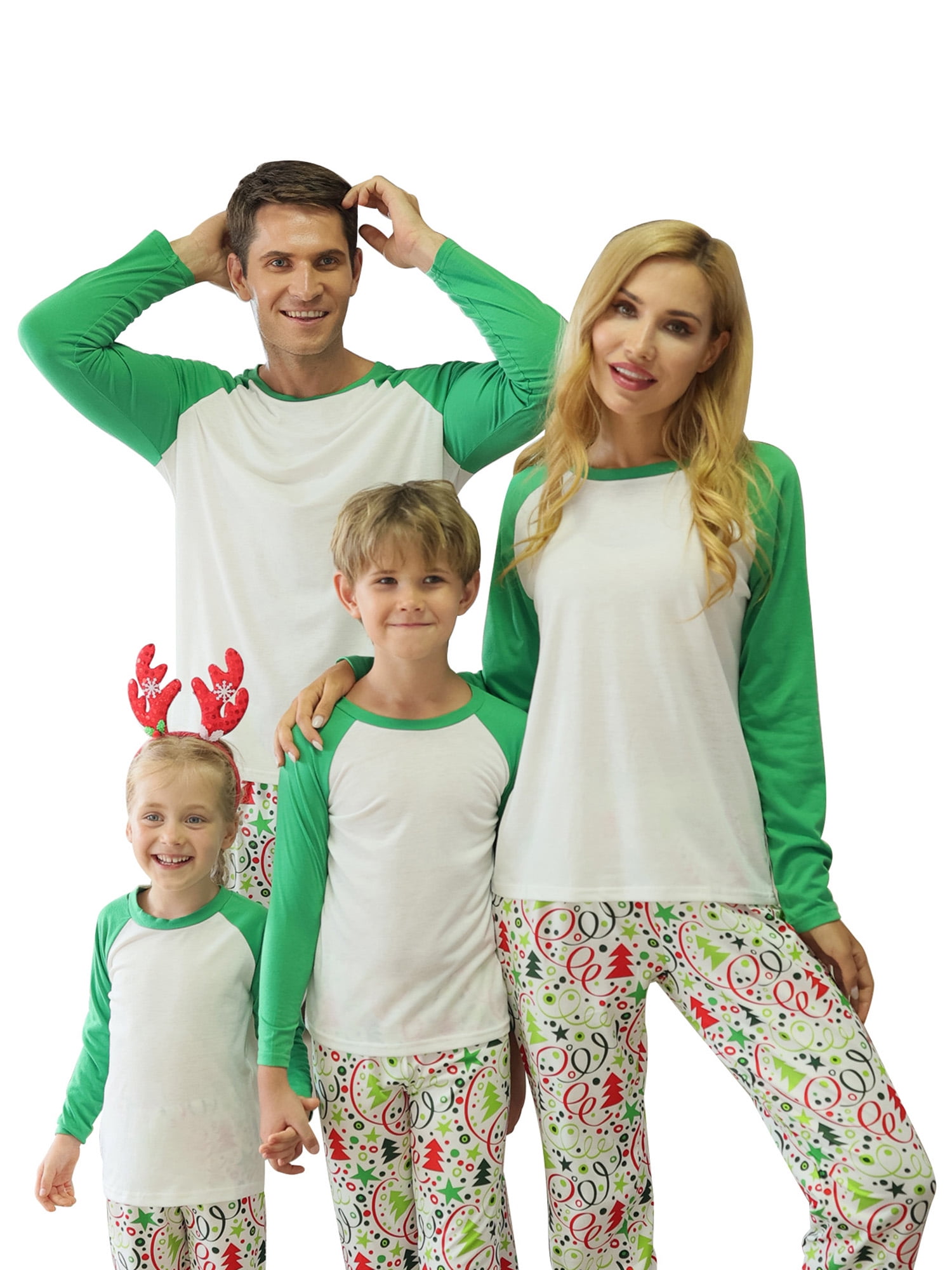 Family Matching Christmas Pajamas Set Matching Holiday PJS Shirts and ...