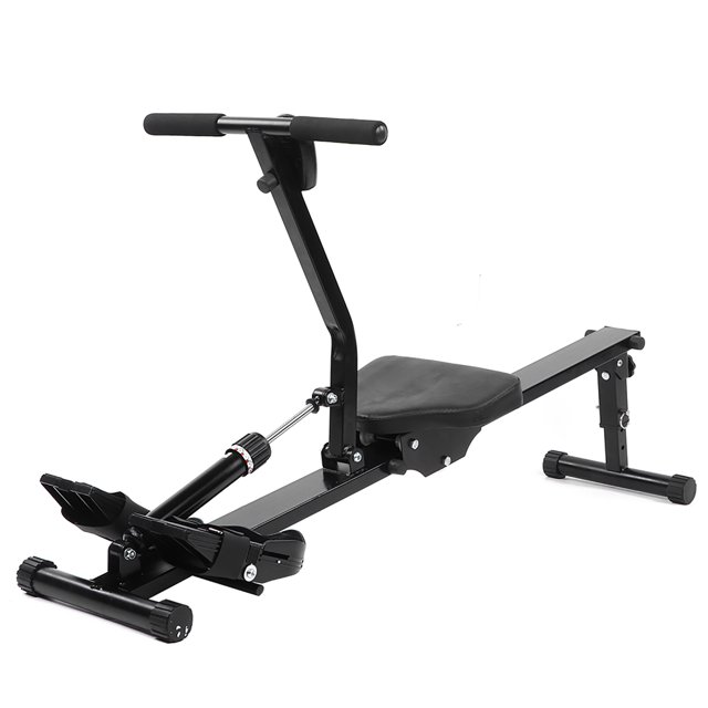 Adjustable Fitness Rower, Steel Tube Foldable Fitness Rowing Machine Rowing Machine for Home Use Office