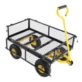 thumbnail image 6 of LiviNest Heavy Duty Garden Cart: 600lbs Capacity Utility Wagon - Haul Firewood & Yard Debris in One Trip - All-Terrain Tires for Grass & Uneven Ground - Homeowners & Gardeners, 6 of 6