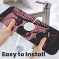 thumbnail image 6 of Sikiie Skull and Snake Art Splash Guard for Sink Faucet-1 PC Super Absorbent Fast Drying Mat Sink Gadgets-Splash Guard for Kitchen, Sink Mat, 6 of 7