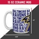 thumbnail image 4 of Rico Industries Nfl Football Baltimore Ravens Taza De Café De Cerámica Blanca De 15 Onzas, 4 of 5