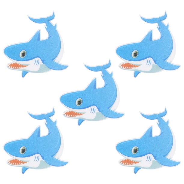 unbranded 5Ud Stickers Antideslizantes Para Con De Tiburón En Azul