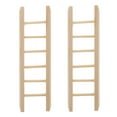 thumbnail image 1 of 2pcs Dollhouse Mini Ladder Wooden Mini Ladder Craft Landscape Model Decoration, 1 of 8