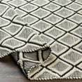 thumbnail image 3 of Hauteloom Maria Wool Living Room, Bedroom Area Rug - Bohemian, Transitional - Black, Cream - 2' x 3', 3 of 7