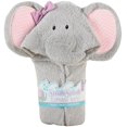 thumbnail image 1 of Baby Aspen Splish Splash Elephant Bath Toalla de spa con gorro, color gris Baby Aspen NA, 1 of 3